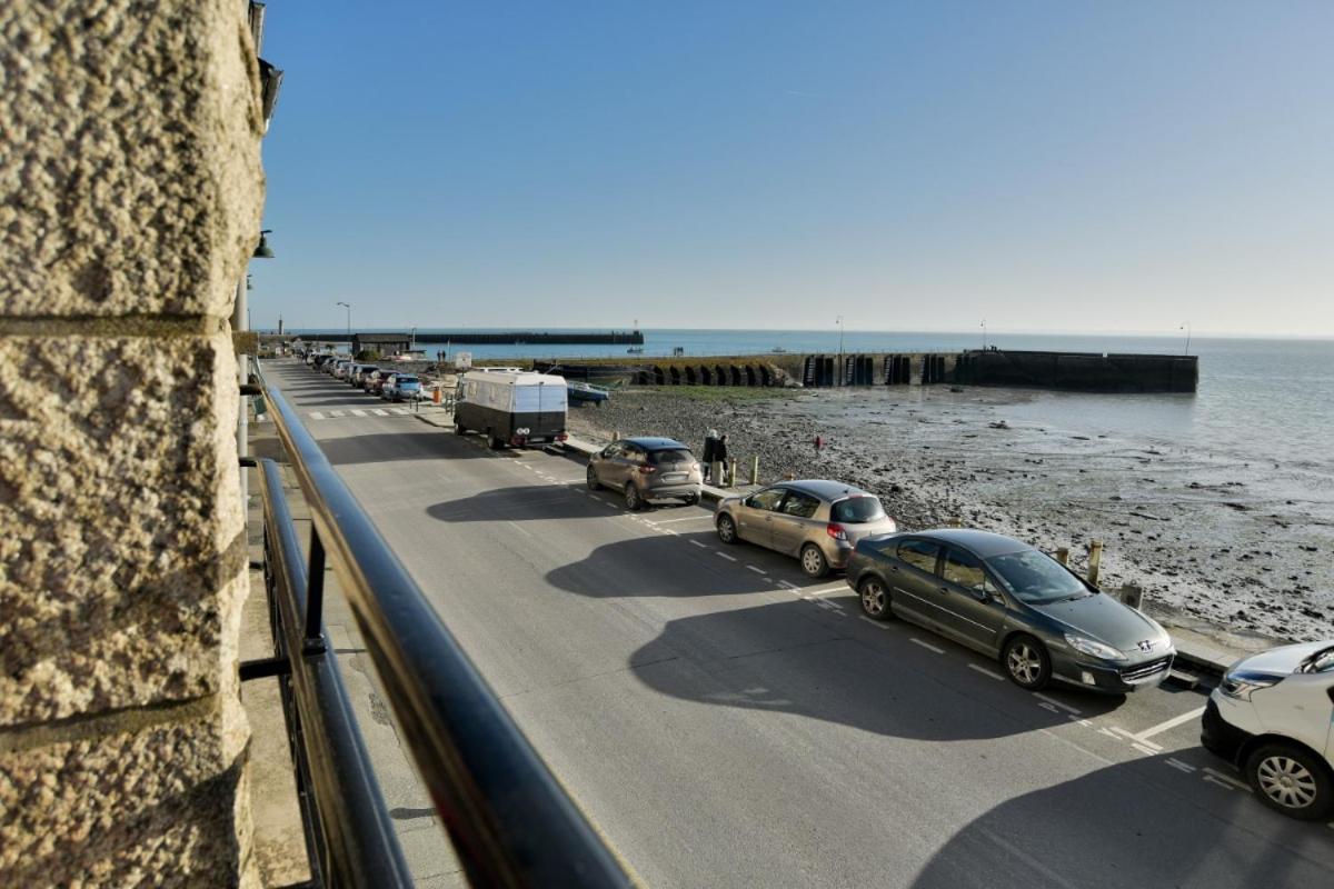 L Ostra 1, Appartement Haut Standing Front De Mer A Cancale Sur Le Port De La Houle المظهر الخارجي الصورة