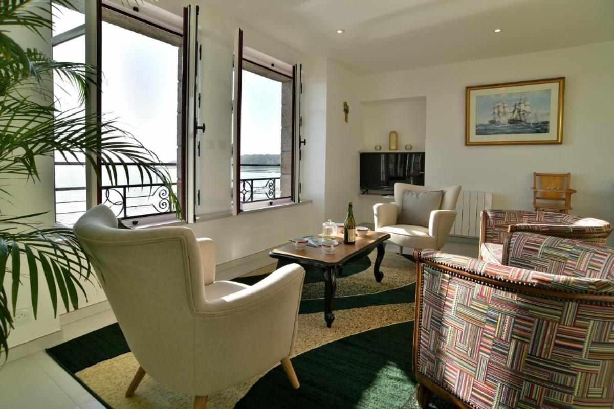 L Ostra 1, Appartement Haut Standing Front De Mer A Cancale Sur Le Port De La Houle المظهر الخارجي الصورة